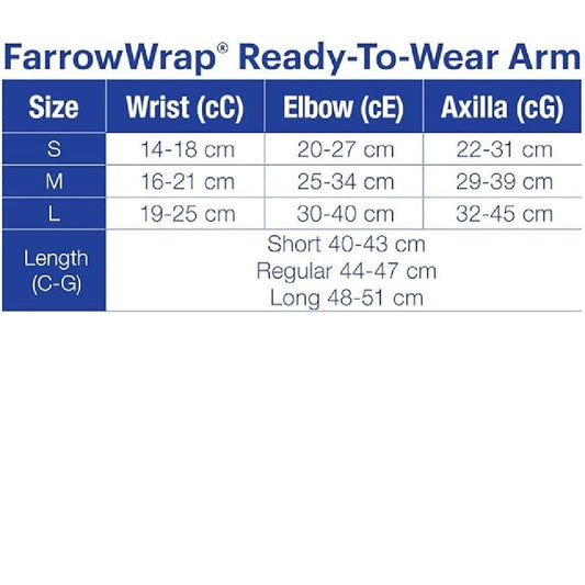 JOBST® FarrowWrap® Lite Stretch Compression Wrap, Armpiece, Long, Tan