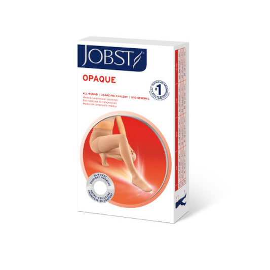 JOBST Opaque Compression Stockings, Waist High, Closed Toe, Anthracite