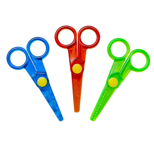 Crayola My First Safety Scissors, Toddler Art Supplies, 3ct