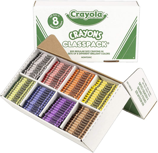 800 Regular Crayon - 8 Colours