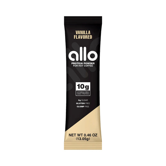 Allo Protein Powder For Hot Coffee - Vanilla