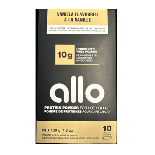 Allo Protein Powder For Hot Coffee - Vanilla