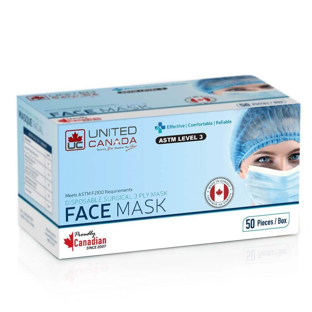 LEVEL 3 MADE IN CANADA - DISPOSABLE MEDICAL MASK | Masques