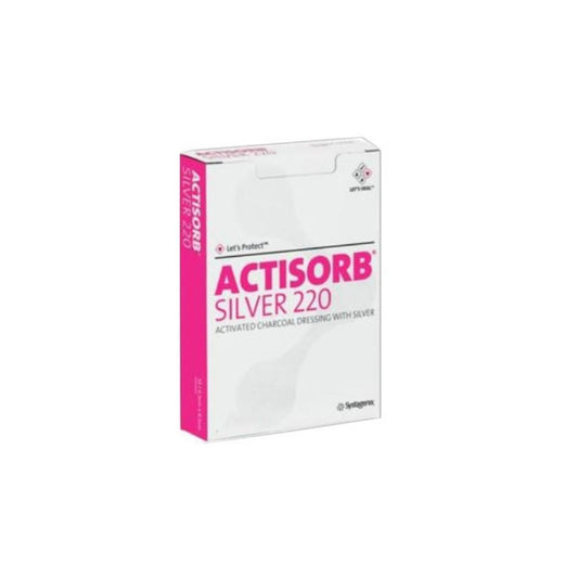 Actisorb® Silver 220, Activated Charcoal Dressing, 6.5cm x 9.5CM