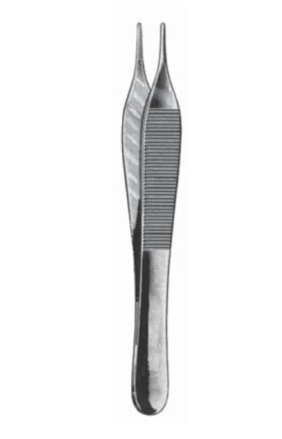 Adson Tissue Forceps, 1x2 teeth, 12cm 4¾"