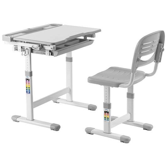 AVICENNA Adjustable Children's Desk - Grey, Without Accessories
