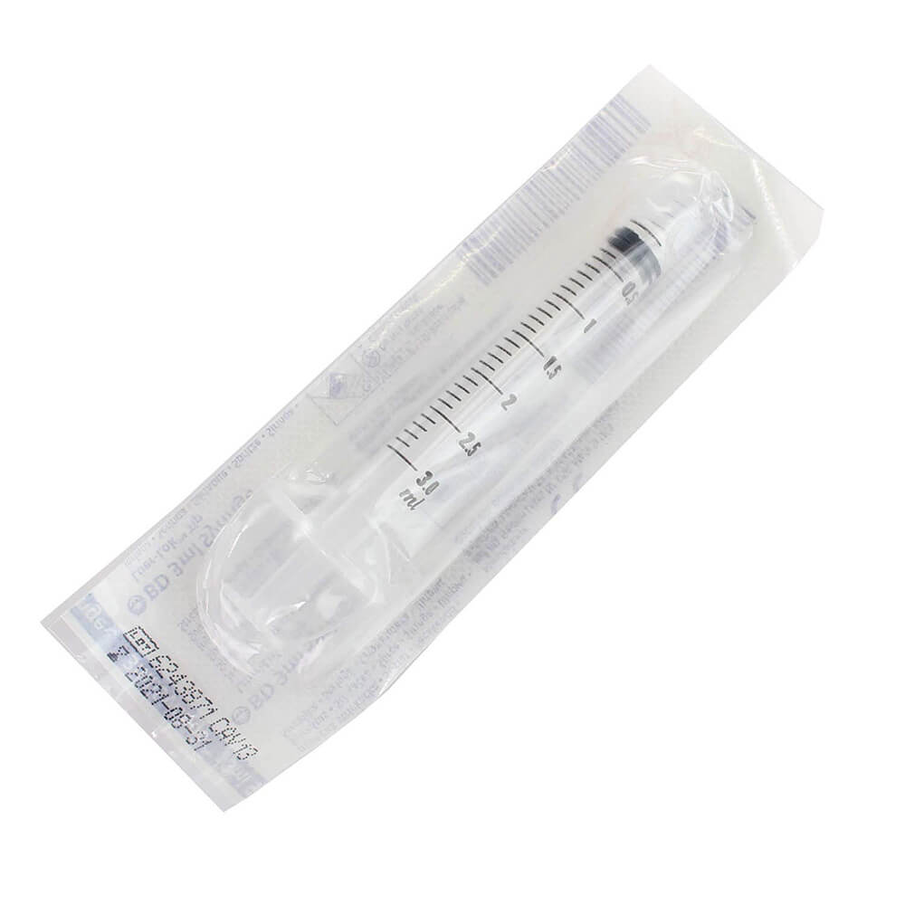 Monoject™ 3ml Syringe, Luer-Lock Tip, Rigid Pack, Sterile, 100/Box