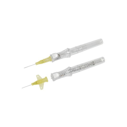BD Insyte AutoGuard IV Catheter 24G x 0.75", Yellow - 381812