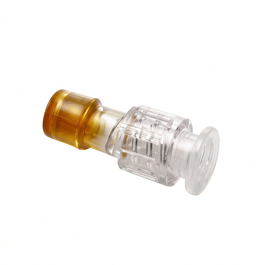 BD Luer-Lok™ PRN Intravenous Male Adapter, 1-1/16" Injection Site, Medium, Red, 385112