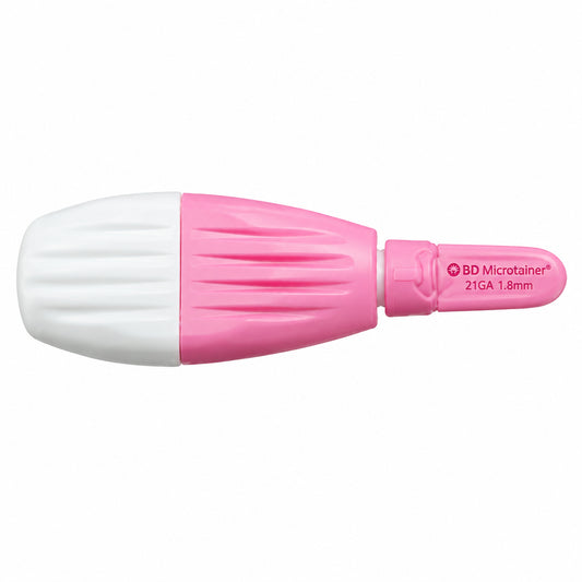 BD Microtainer® Contact-Activated Lancet, 21GA, 1.8mm Depth, Pink, 366593