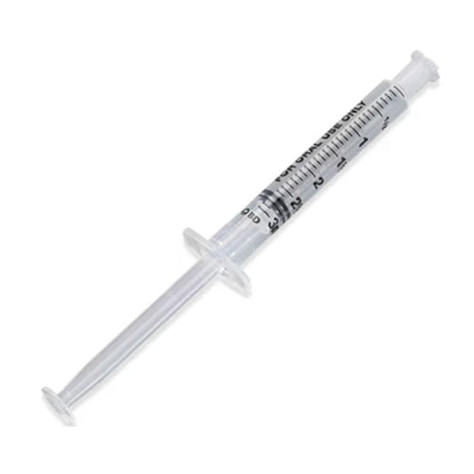 BD Oral Syringe, Tip Cap, Clear, 3mL, 305220