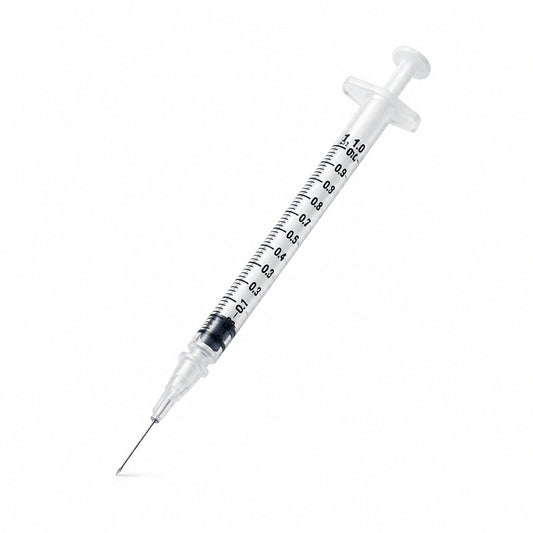 BD Preset™ Arterial Blood Gas Syringe, Slip Tip, with L1" OD 23GA Preattached Needle, 1mL -  Case of 100, 364413