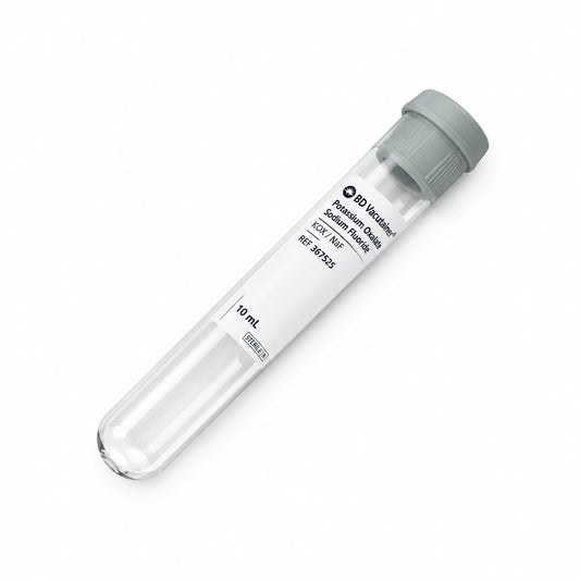 BD Vacutainer® Blood Collection Tube, Potassium Oxalate / Sodium Flouride Additive, L100 mm, 16mm, 10 mL, 367001