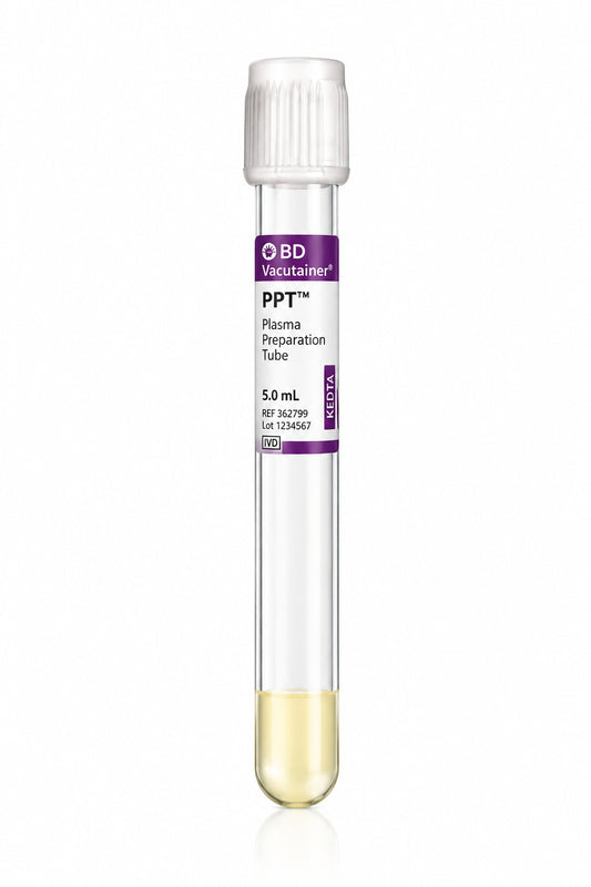 BD Vacutainer® PPT™ Plasma Preparation Tube, L100mm, OD 13mm, 5mL, 362788