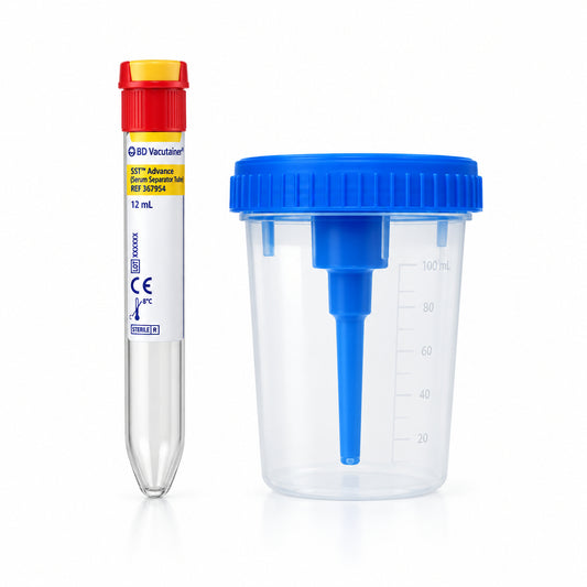 BD Vacutainer® Urinalysis Cup Kit, Tube, 8mL - Case of 50, 364946