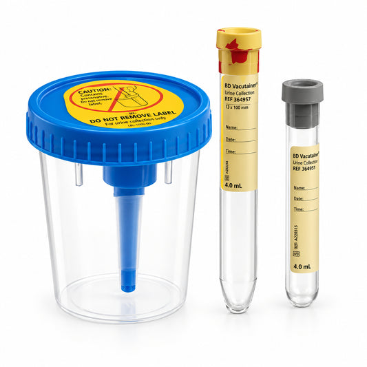 BD Vacutainer® Urine Collection Complete Kit, 8mL - Case of 50, 364957