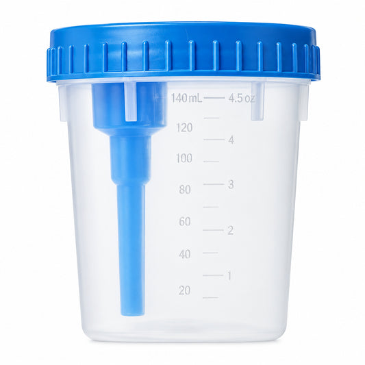 BD Vacutainer® Urine Collection Cup with Integrated Transfer Device, 120mL - Case of 200, 364941