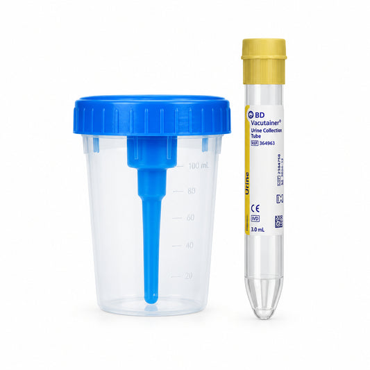 BD Vacutainer® Urine Collection Kit, Plus Plastic Urinalysis Tube, L100mm, 10mL, 364990