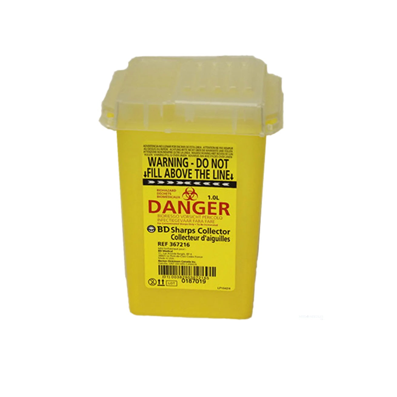 BD 1L Phlebotomy Sharps Collector Universal Unwinder - 367216