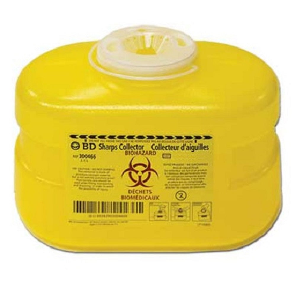 BD 3.1L Sharps Collector with One-way Tamper Resistant Entry - 300466