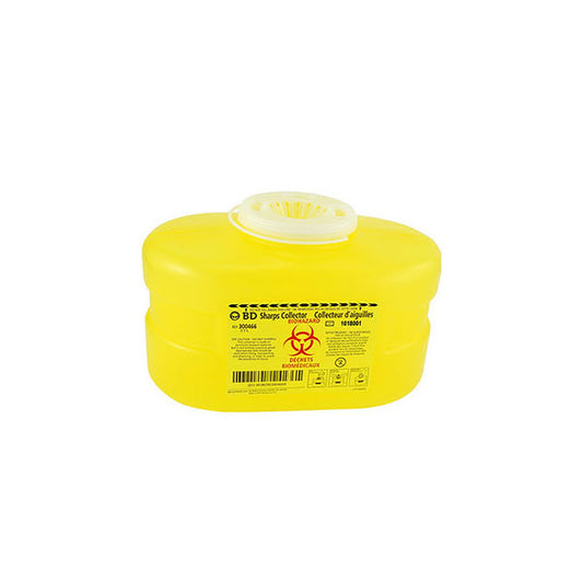 BD 3.1L Sharps Collector with One-way Tamper Resistant Entry - Case of 24, 300466