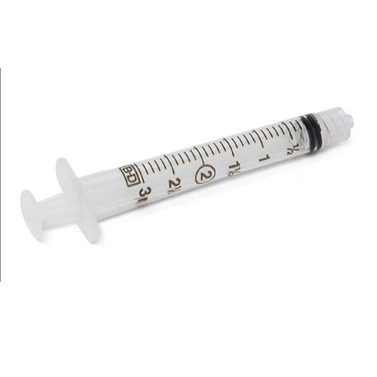BD 3ml Luer Lok Tip Syringes, 309657- Box of 200