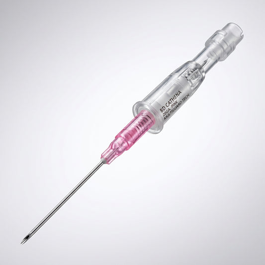 BD Cathena™ Safety IV Catheter with BD Multiguard™ Technology, Pink, 1.25" 20GA, 386804