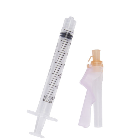 BD Eclipse Needle 25G x 5/8" with 3ml Detachable Luer-Lok Syringe, 305781 - Box of 100