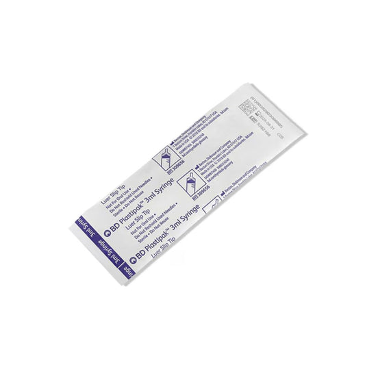 BD® Luer Slip Tip Syringe only, 3 mL - Box of 200