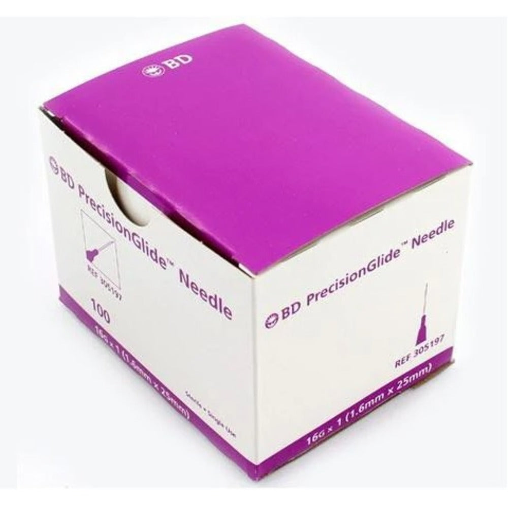 BD PrecisionGlide Needle 16G x 1 in. - Box of 100