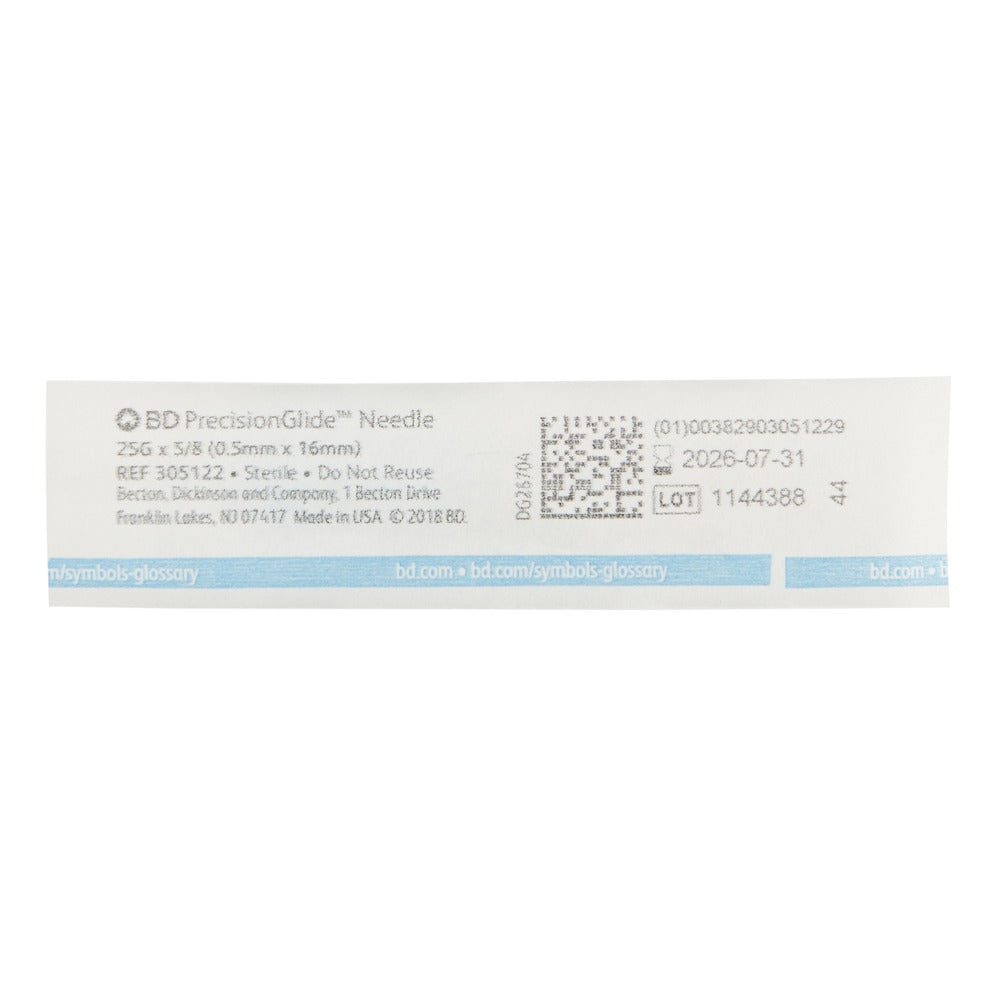 BD PrecisionGlide Needle 25G x 5/8 in. - Box of 100