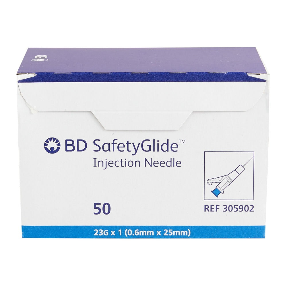 BD SafetyGlide Needle 23G x 1 in. - Box of 50