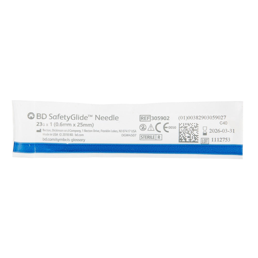 BD SafetyGlide Needle 23G x 1 in. - Box of 50 