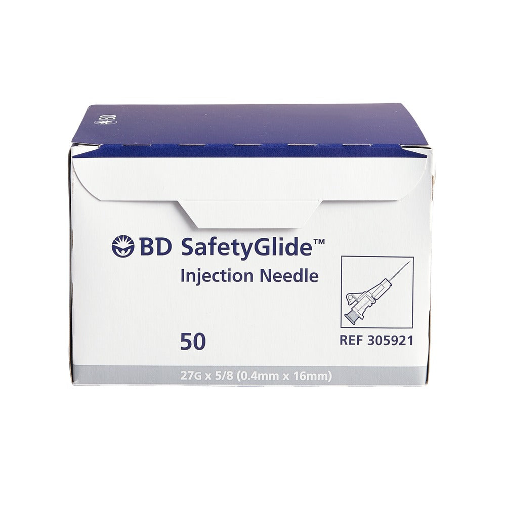 BD SafetyGlide Needle 27G x 5/8 in. - Box of 50