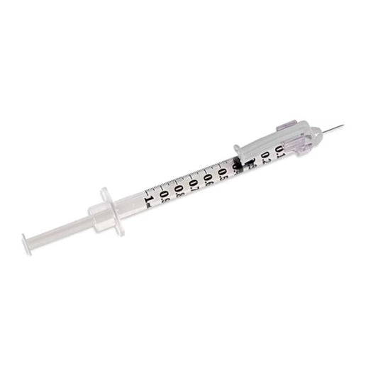 BD Syringe SafetyGlide 1 mL with Needle 27G x 3/8" ID, 303327