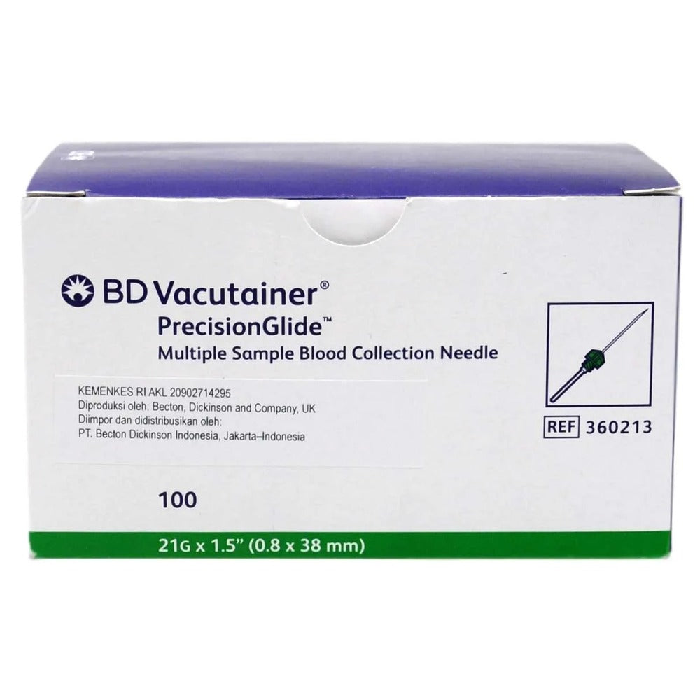 BD Vacutainer® Multi-sample needle 21G x 1.5 in - Box of 100