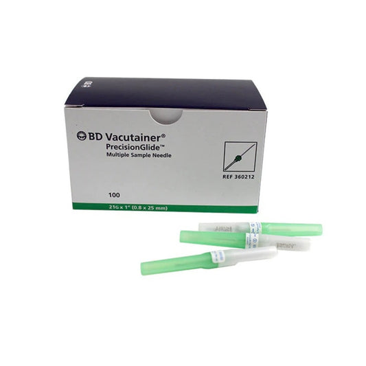 BD Vacutainer® PrecisionGlide Needle 21G x 1 in. - Box of 100