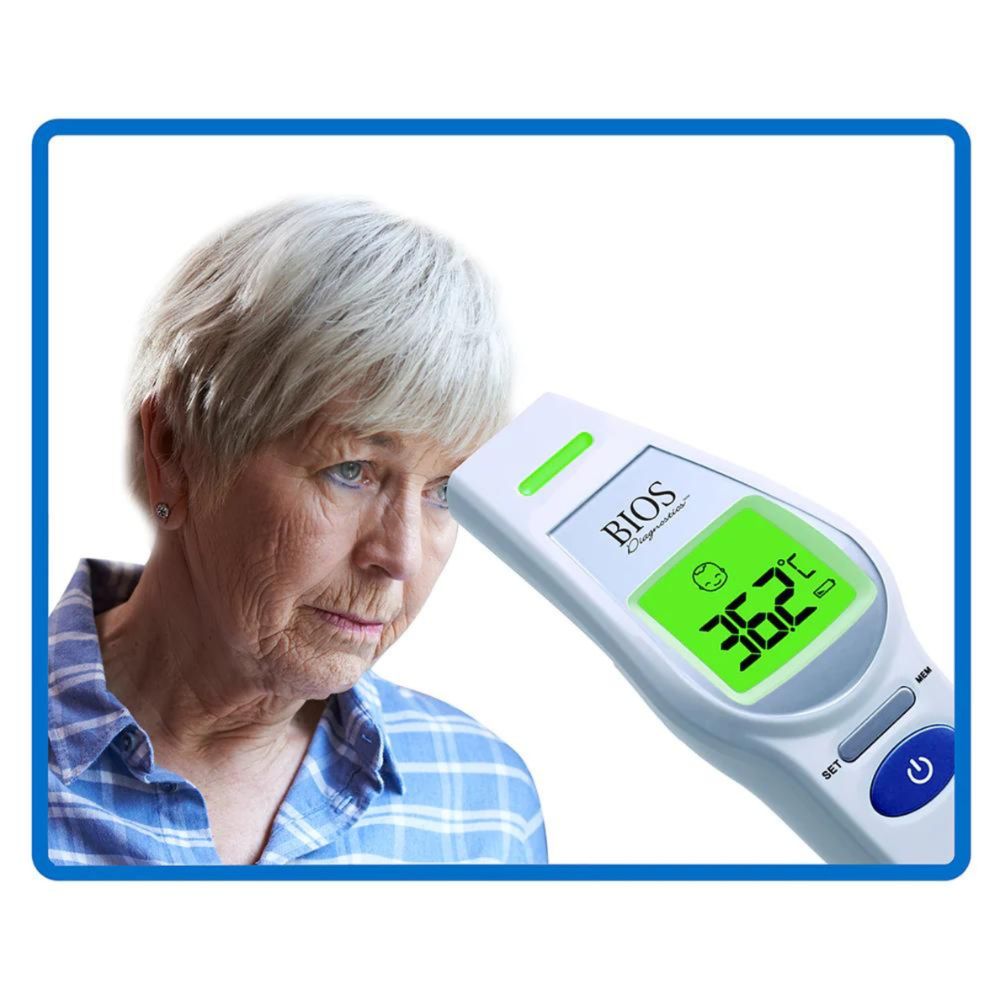 BIOS Forehead Thermometer – Fast & Accurate Infrared Temperature Reader