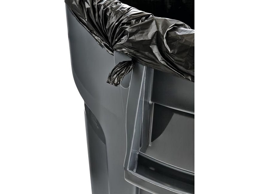 BRUTE 32-Gallon Grey Trash Container , 3