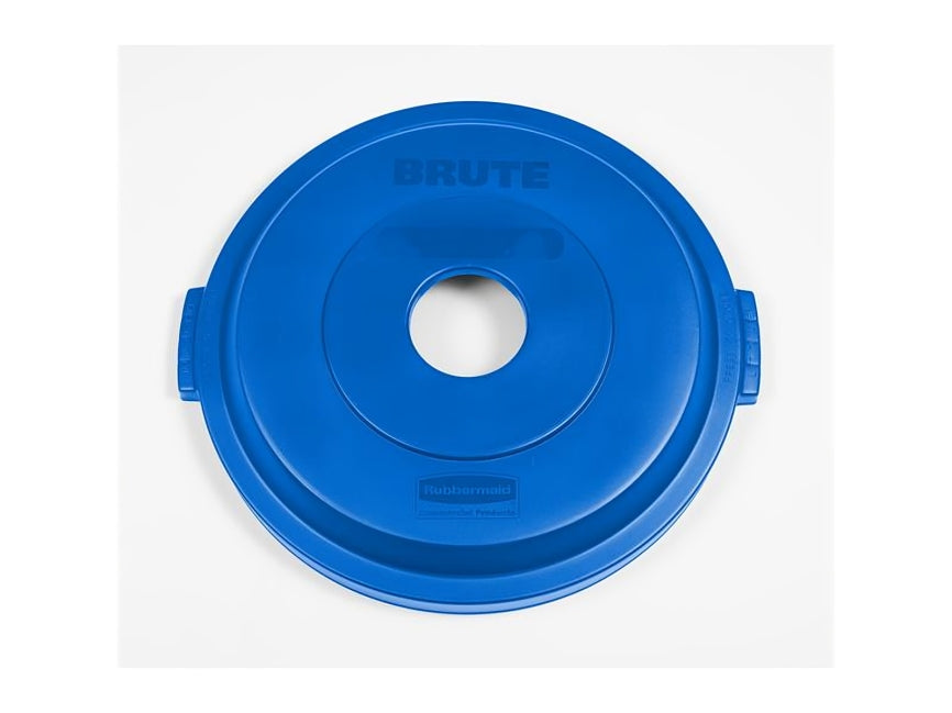 BRUTE 32 Gal Bottles/Cans Recycling Lid, Blue, 1