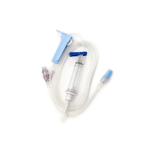 Baxter® Continu-Flo® Clearlink IV Administration Set with Male Luer Lock Adapter; 76" (1.9 m) with 1 port, 10 drops/mL