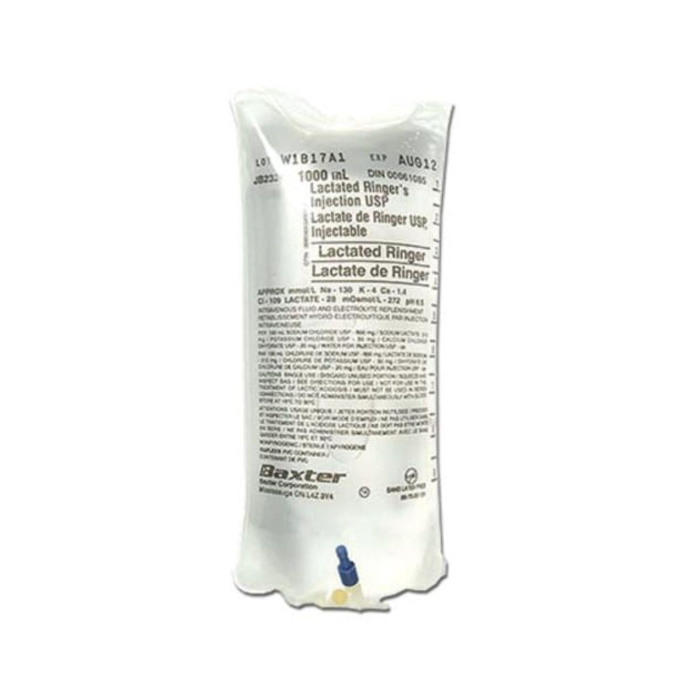 Baxter® Lactated Ringer’s Injection Solution USP - 1000 mL Bag | United ...