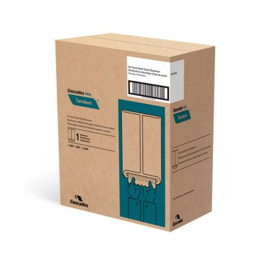 Tandem Mechanical No-Touch Hand Towel Dispenser C340, Dark Gray