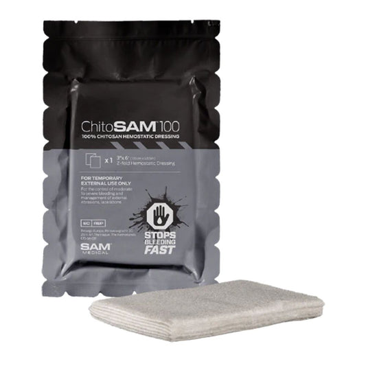 CHITOSAM 100 Hemostatic Dressing, 3 x 6 inch, Z-Fold, CT100-C-EN