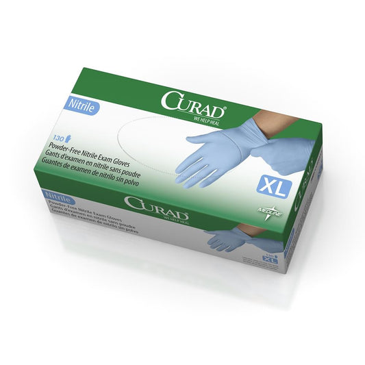 CURAD Powder-Free Textured Nitrile Exam Gloves