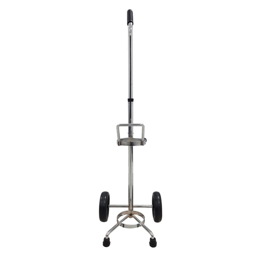 Cart for single D or E Cylinder, w/adjust handle
