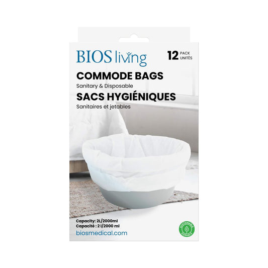 BIOS Living Commode Liners - Pack of 12
