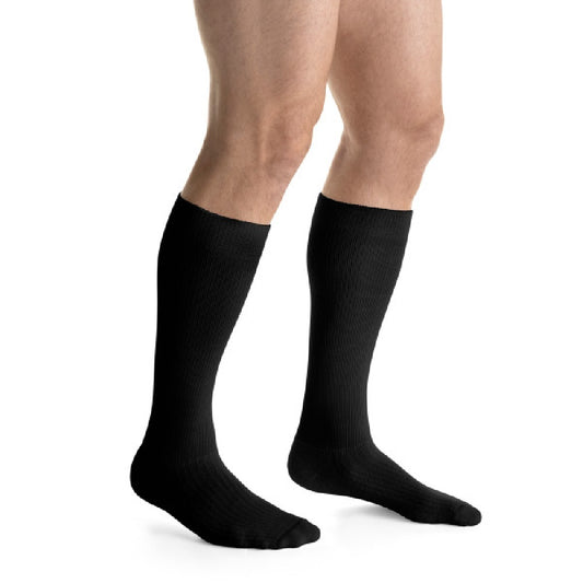 JOBST ActiveWear Compression Socks 20-30 mmHg, Knee High, Closed Toe, Cool Black