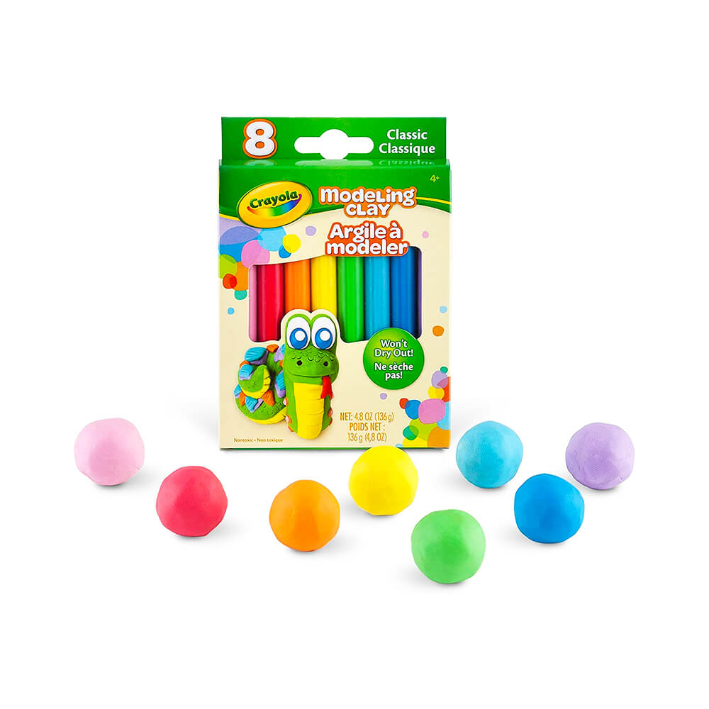 Crayola 8 Count Modeling Clay - Case of 24 | United Canada Inc.
