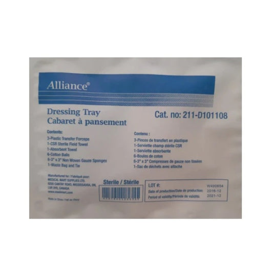 Alliance®  Sterile Dressing Tray, D101108